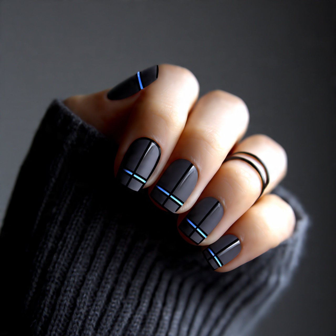 taupe brown minimalist nails supper nails