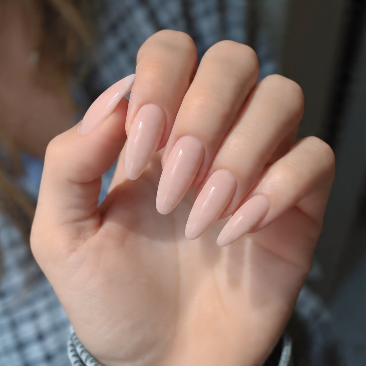 to tip french fade stiletto soft and elongating na