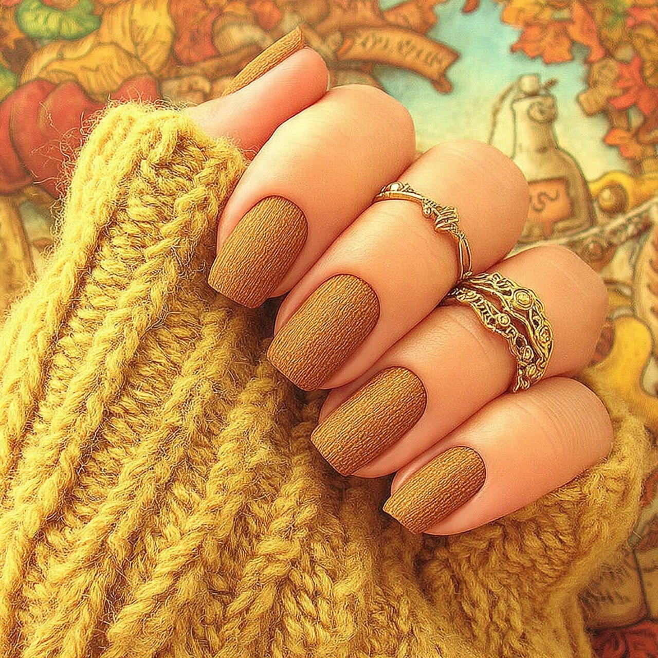 tortoiseshell brown nails flawless nails