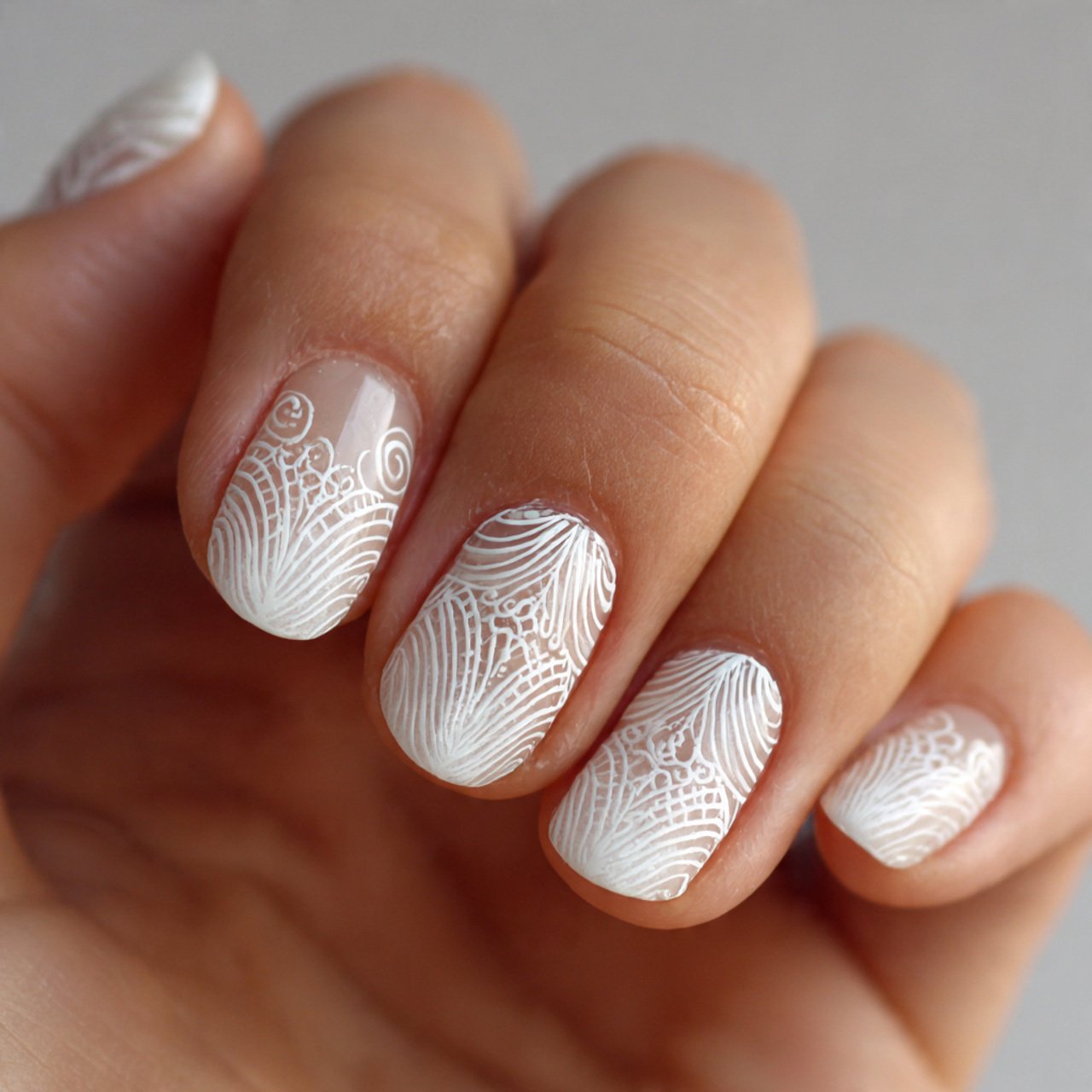 white line art nails gorgeous nails