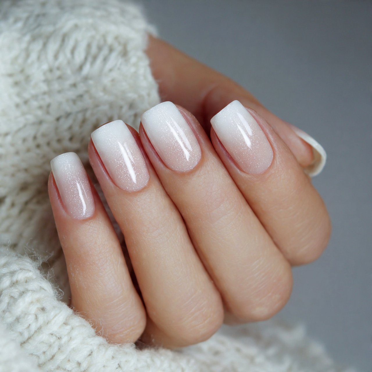 white ombre nails classy nails