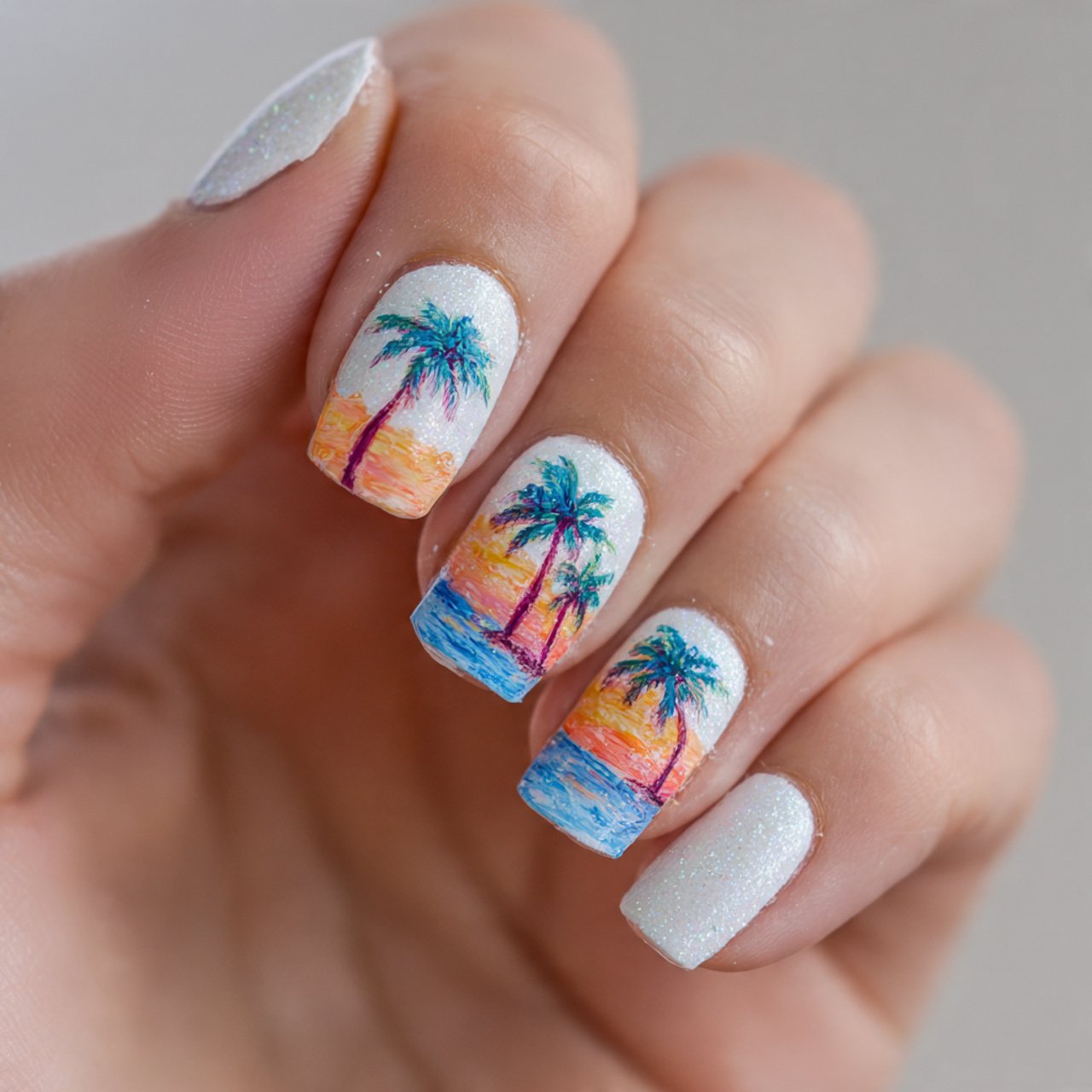 white sand florida nails