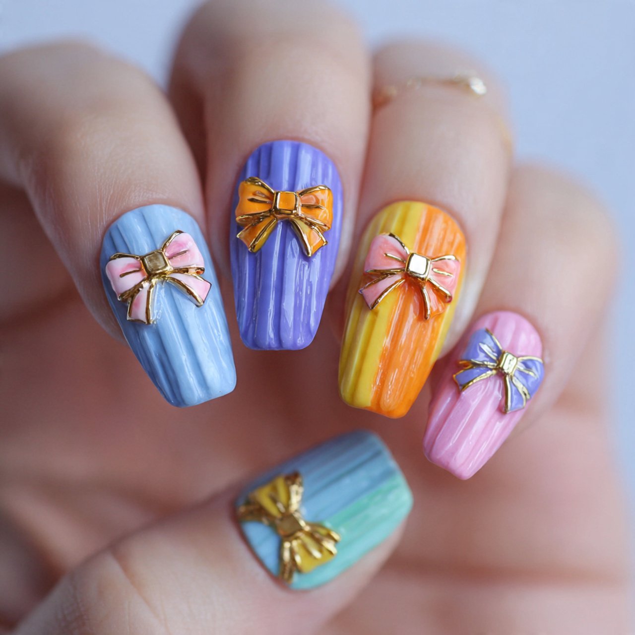 3d bow nails