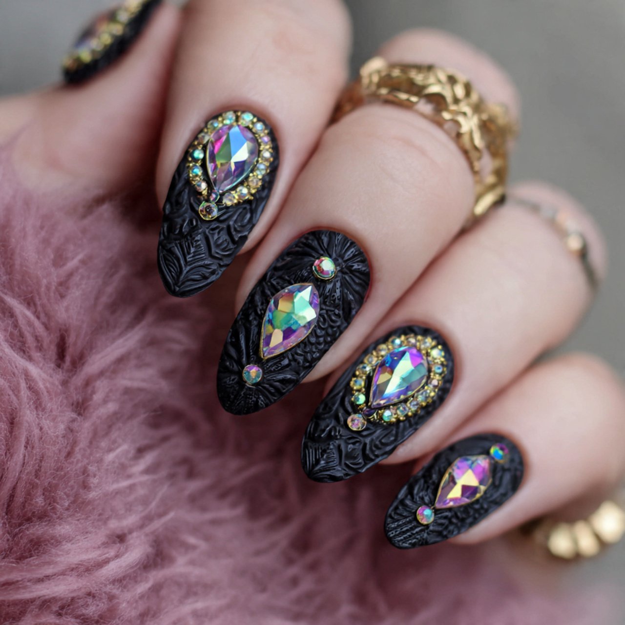 3d dew drop nails