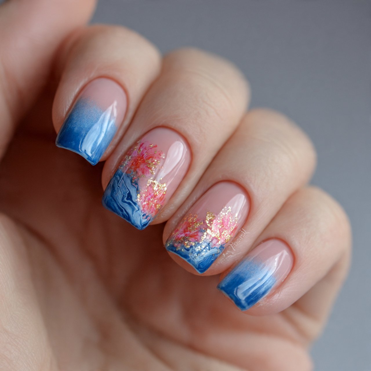 accent jelly quick nail art nails