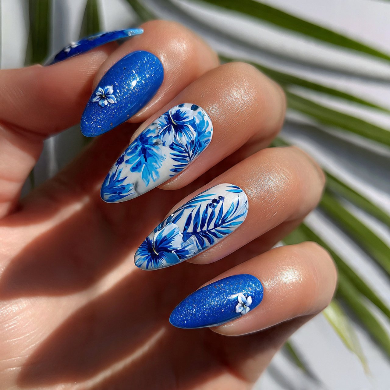 Blue Summer Nails: 15 Fresh, Wearable Designs That Look Chic in Heat