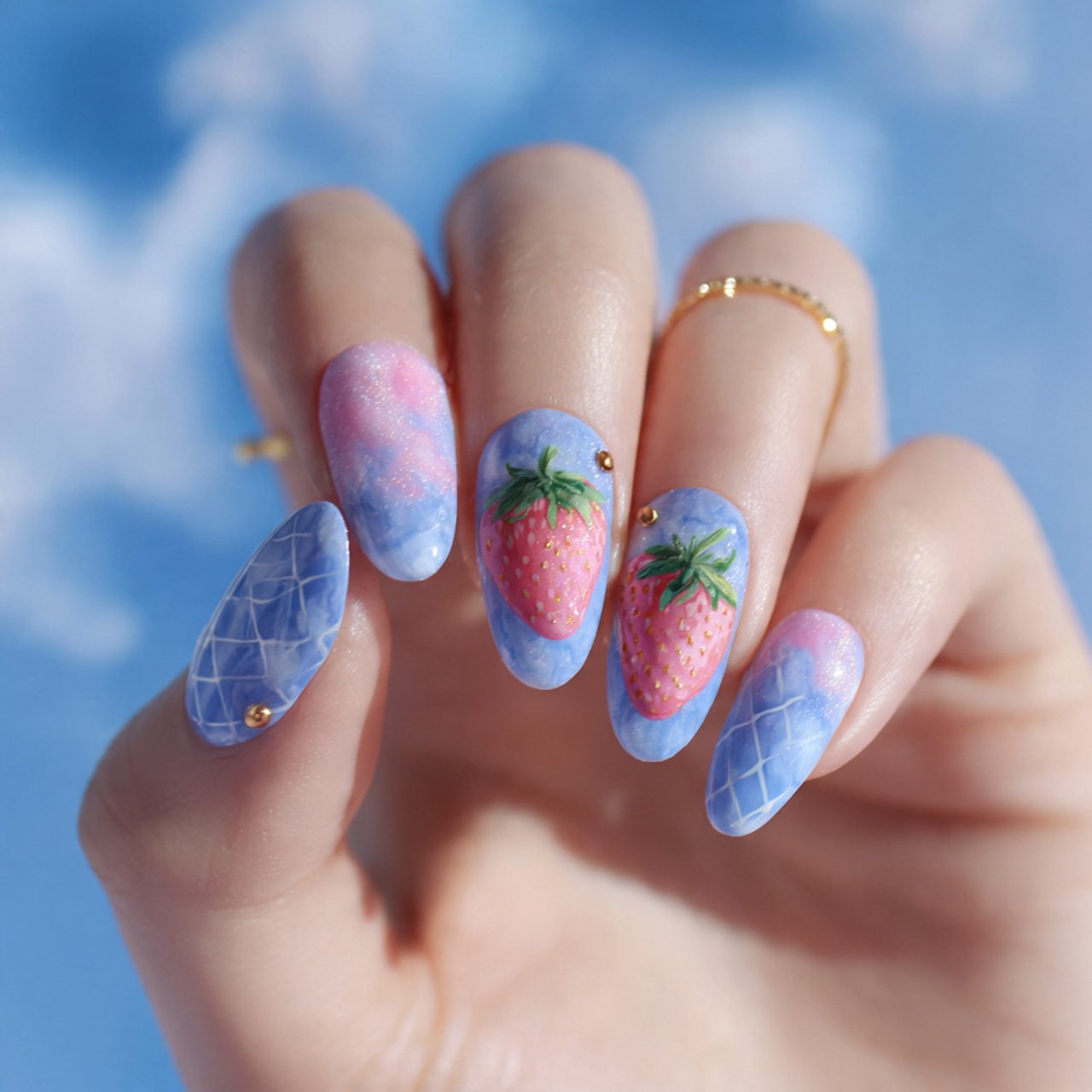 blueberry milk nails