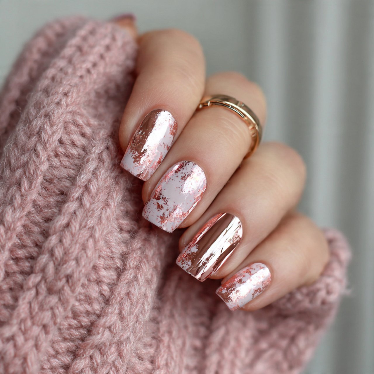 blush chrome nailed it nails