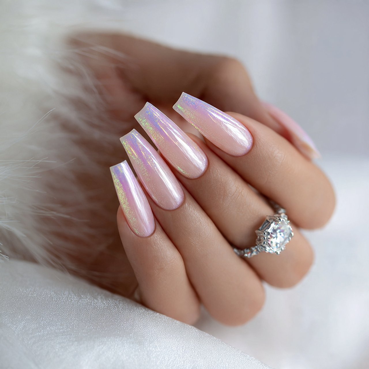 clear gloss formal nails with perfect prep nails