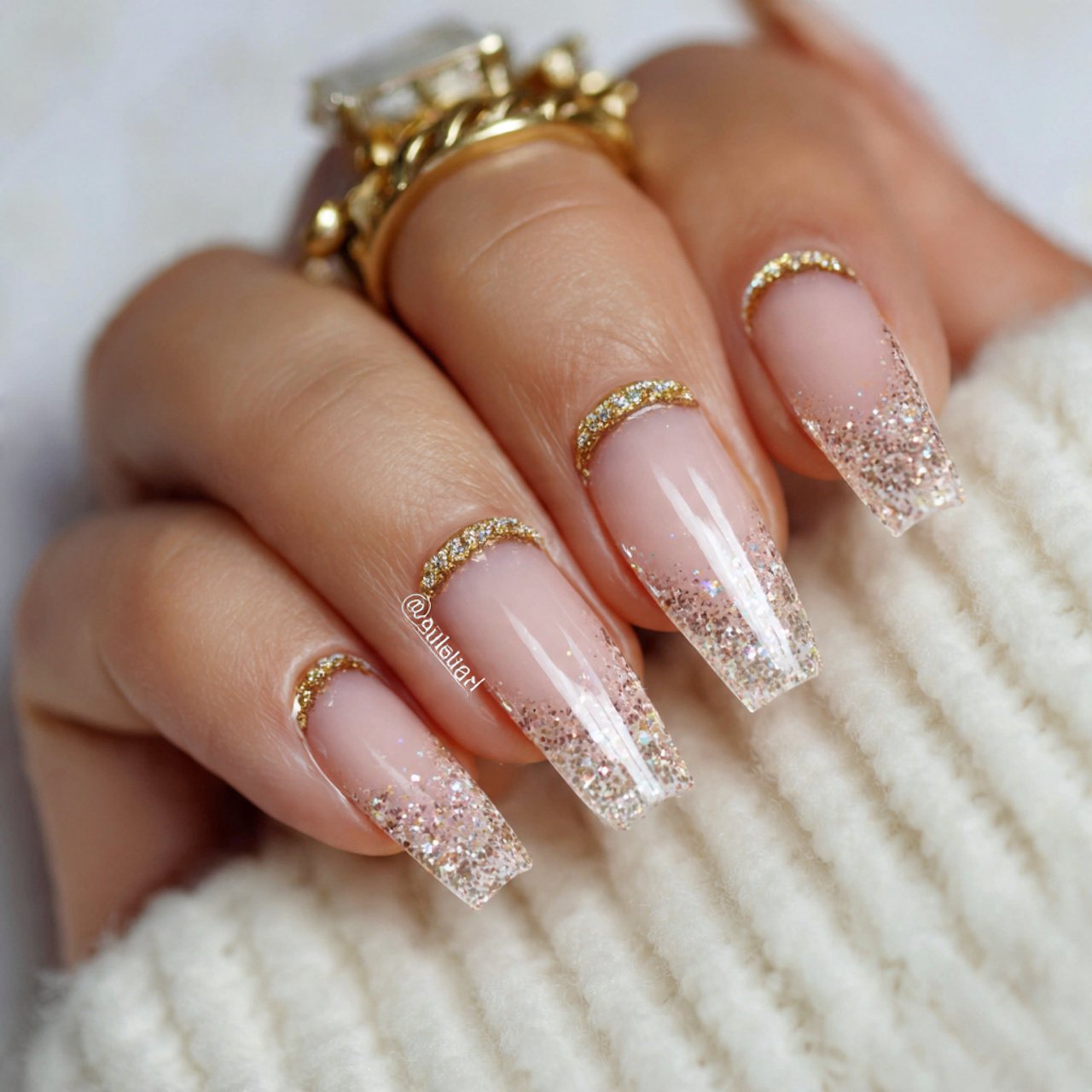 clear gloss nails with perfect cuticle work nails