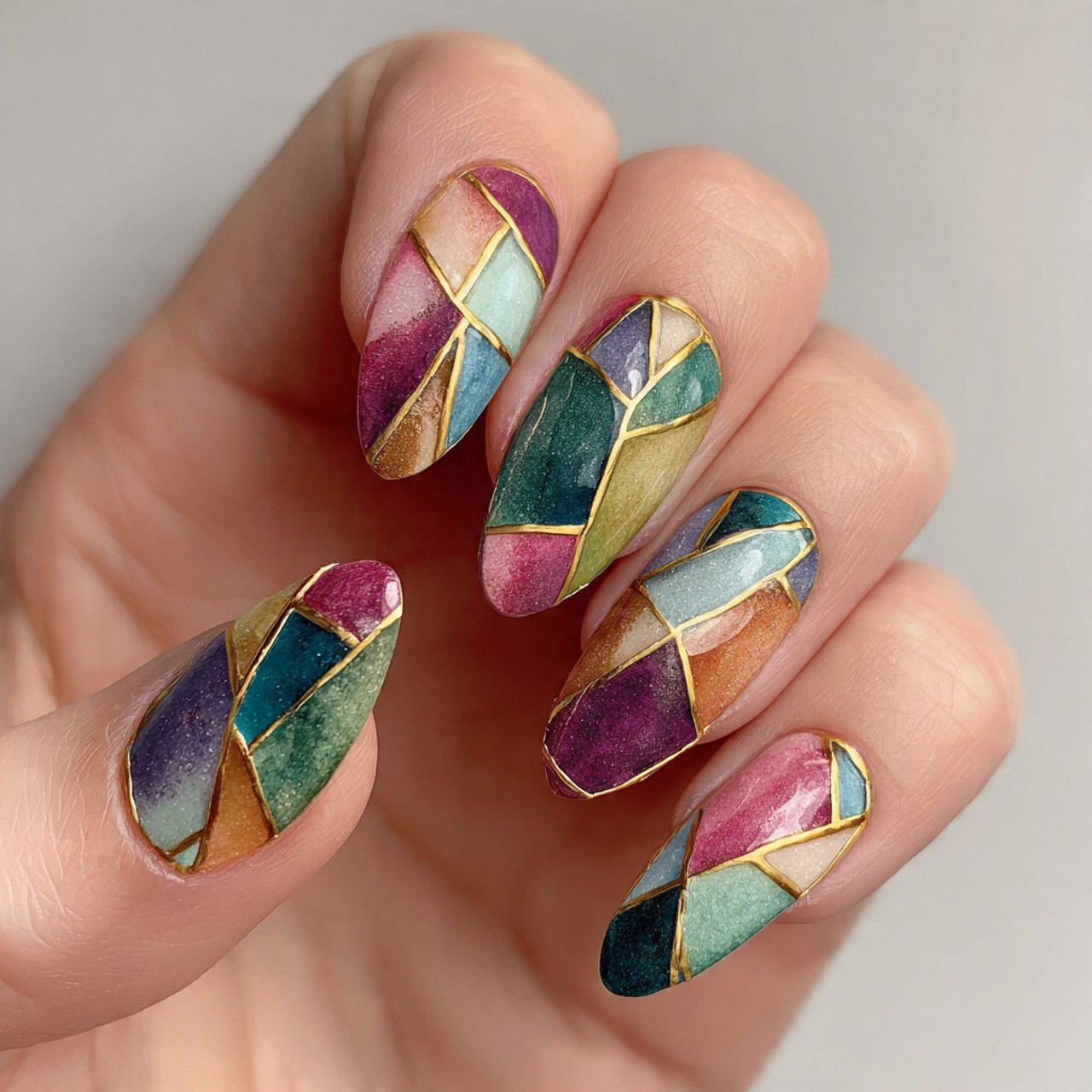 glazed work nails