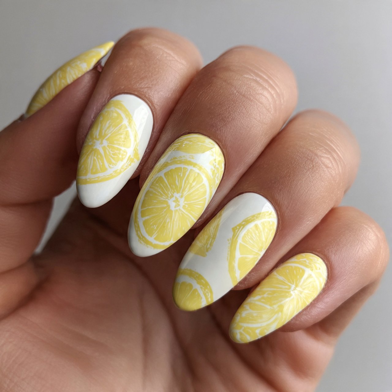 lemon sorbet nails 1