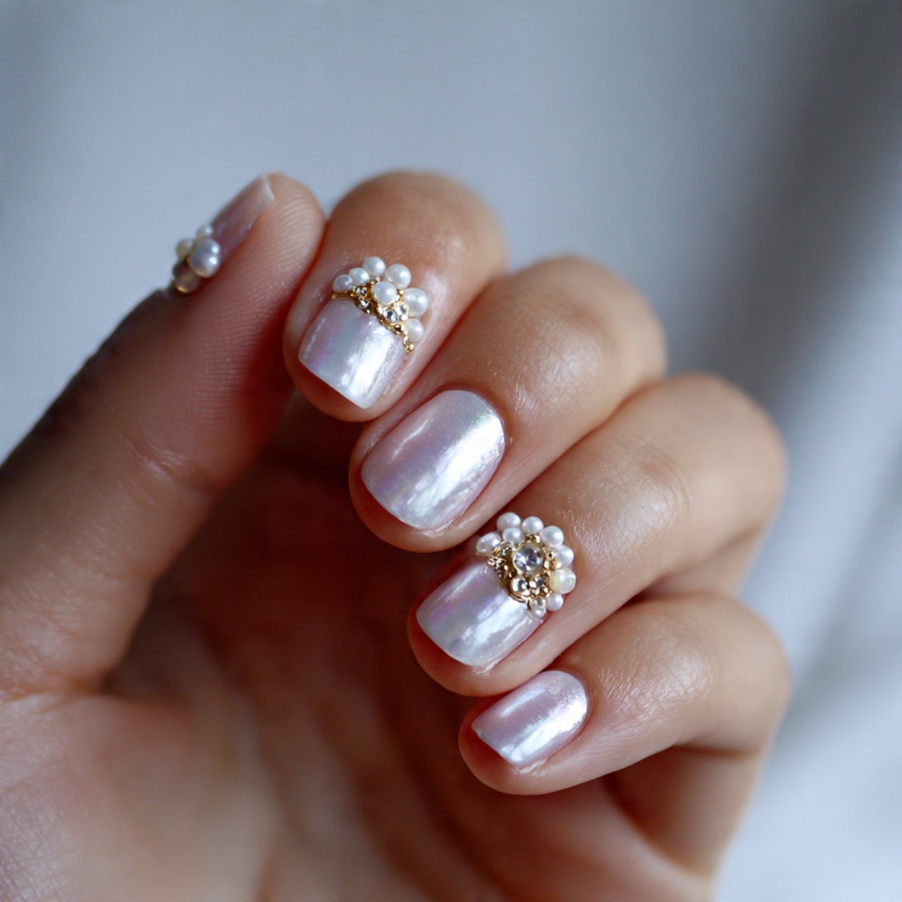 pearl accent nailed it nails