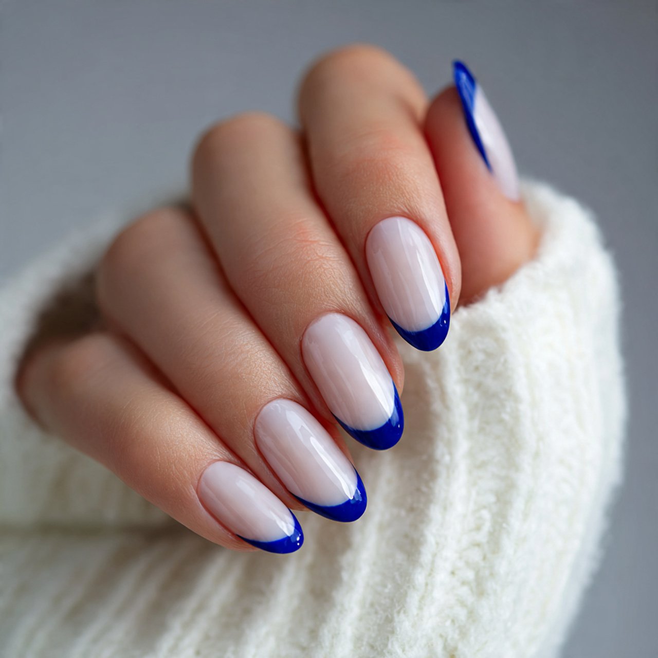 side french tips nails