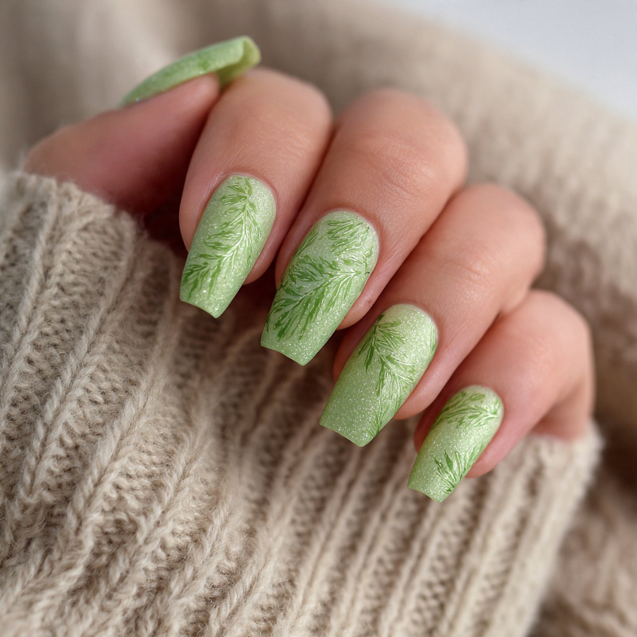 verde salvia soft nails