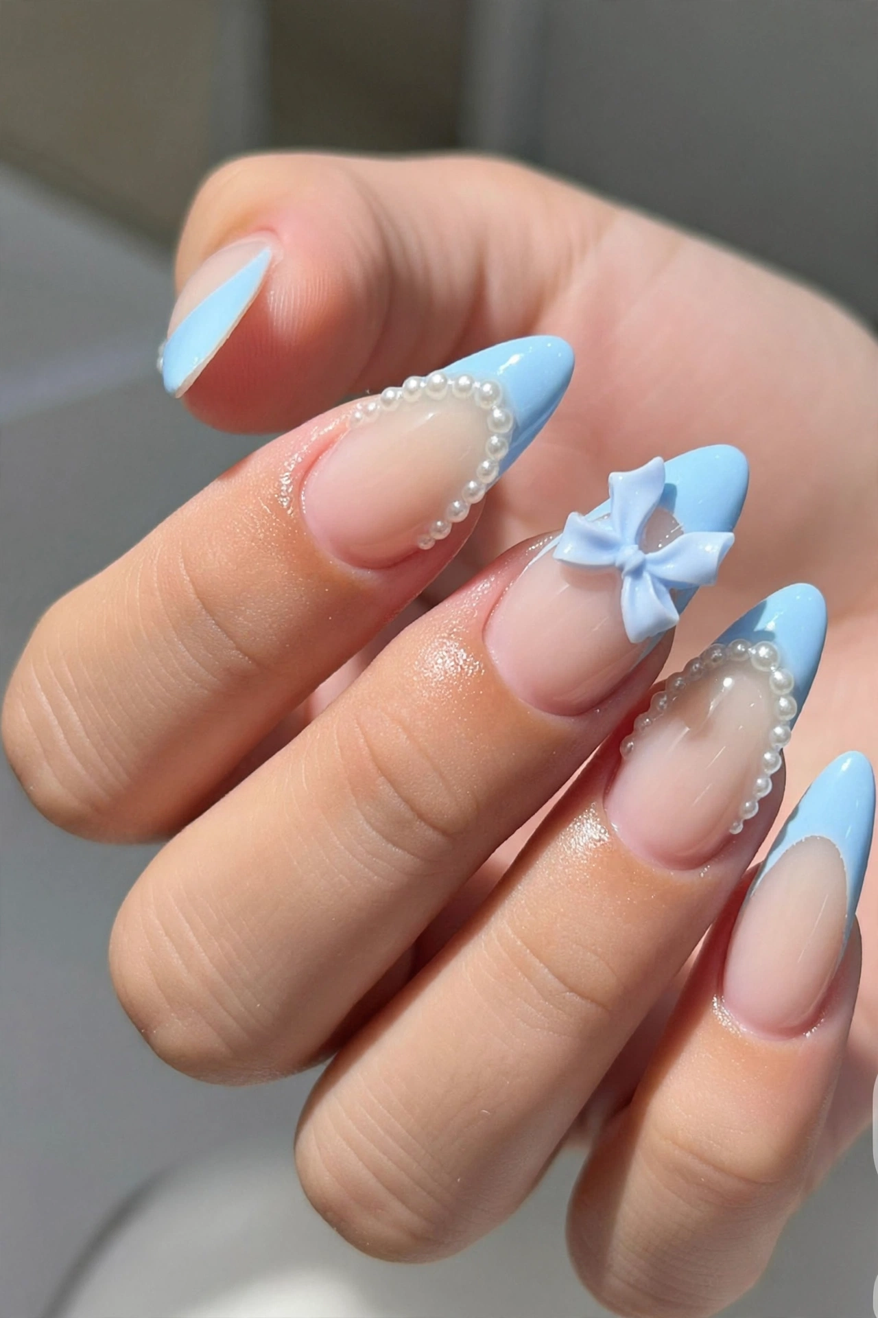 💙 Blue Nails Art: A Dreamy Ocean-Inspired Manicure
