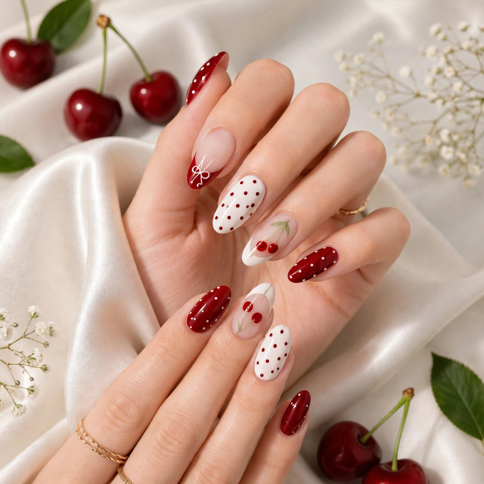 Cherry Red Aesthetic Nail Inspo: Chic, Modern & Salon-Approved Nail Designs