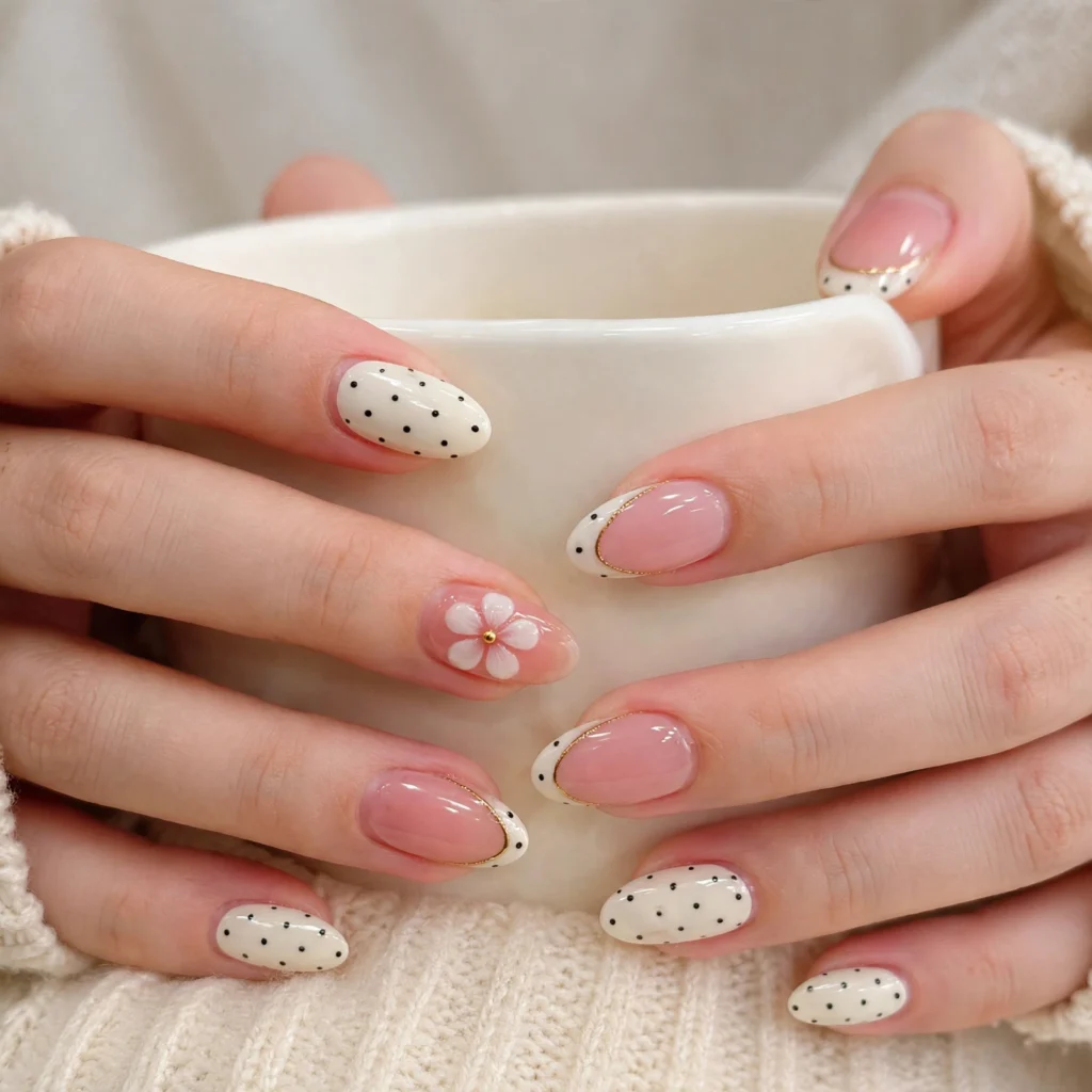 Trendy Nails That Are Elegant, Feminine, and Perfect for Your Next Manicure 1 cozy mug hands
