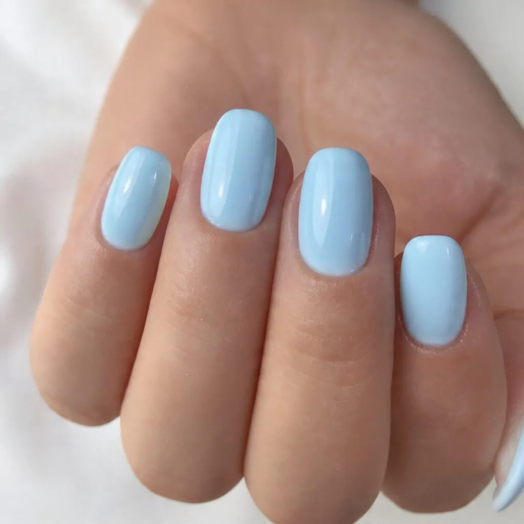 icy blue jelly nails cool fresh not