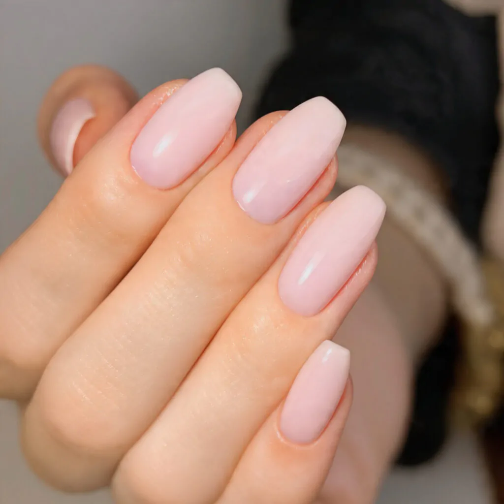 Short Square Nail Designs: 15 Salon-Tested Ideas That Look Expensive, Wear Well, and Suit Real Life 2 milky white cloud nails glossy attractive nails