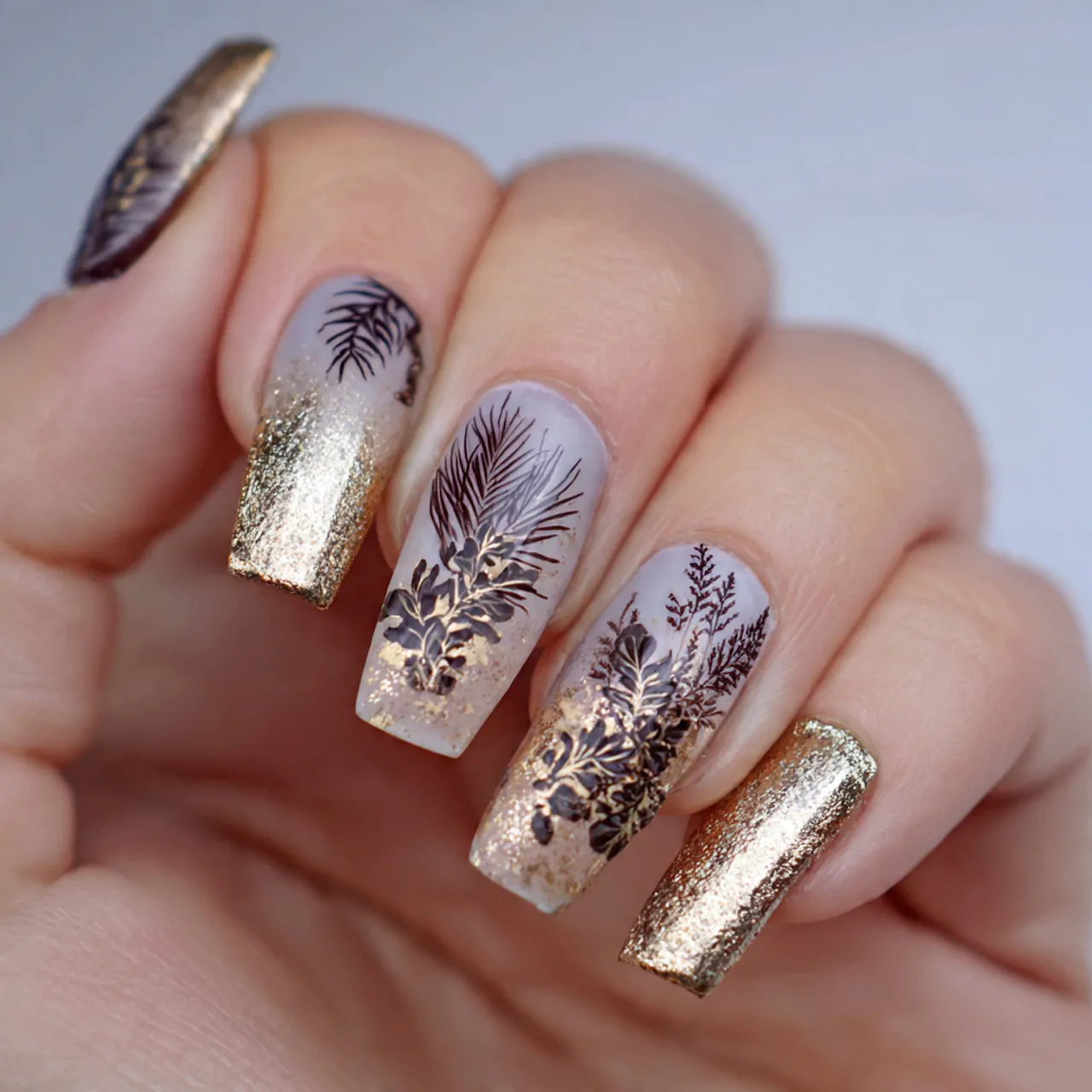 Nail Design: Ideas for Every Occasion in 2026 13 pop of glitter nature look nails