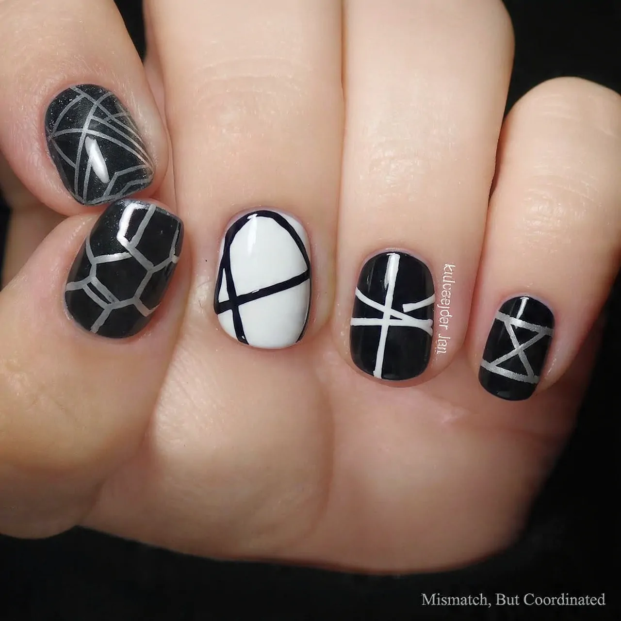themed mismatch but coordinated set creative look