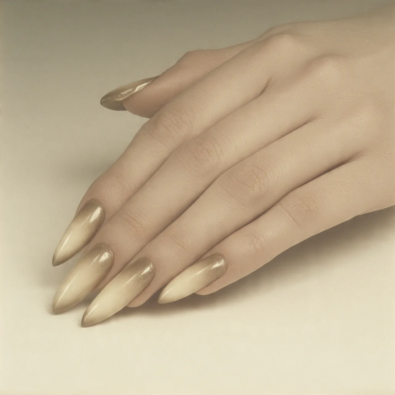 beige ombr almond soft baby boomer fade attractive