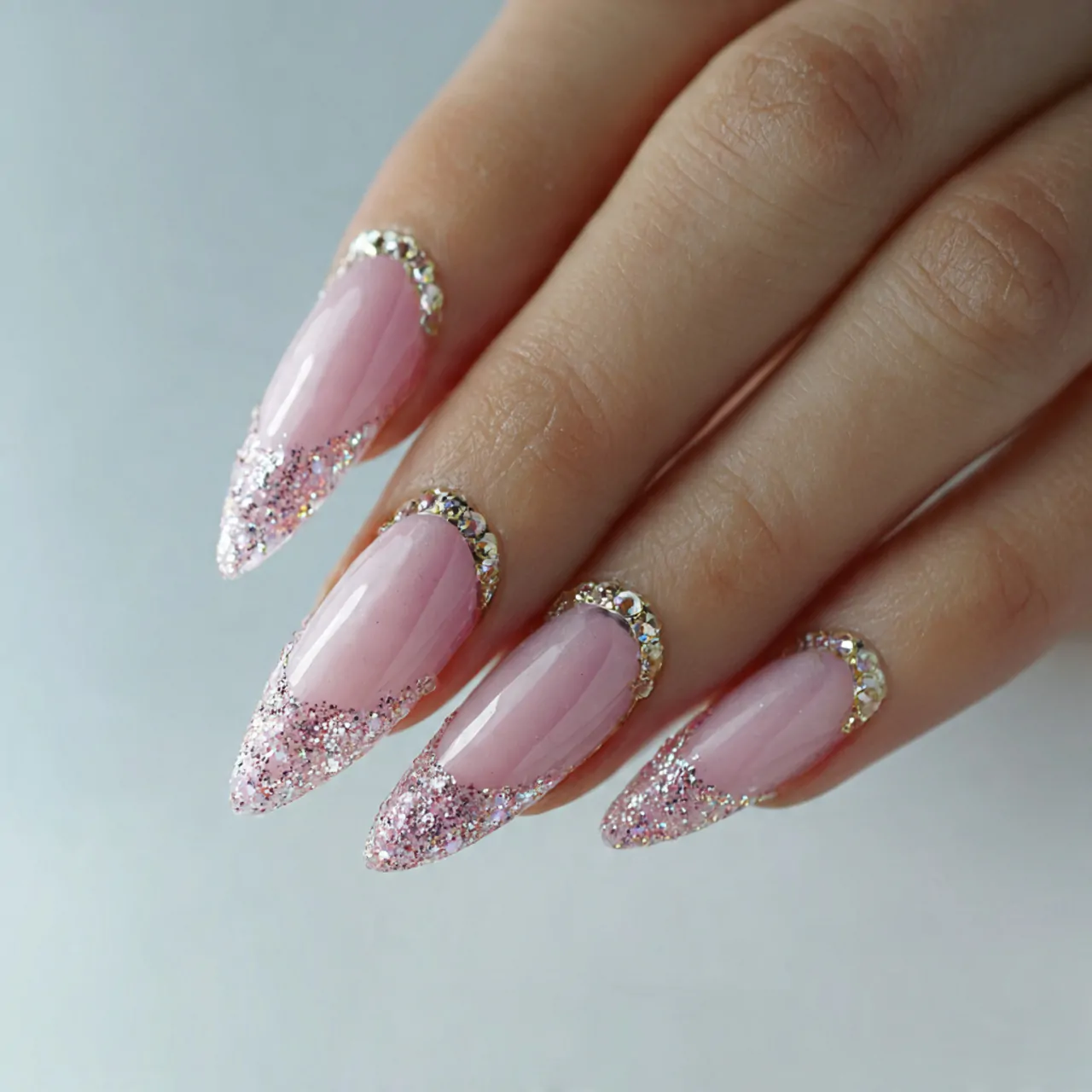 Glitter Nails: 15 Chic, Wearable, and Statement-Making Ideas That Actually Look Polished 9 glitter cuticle detail nails slaying nails