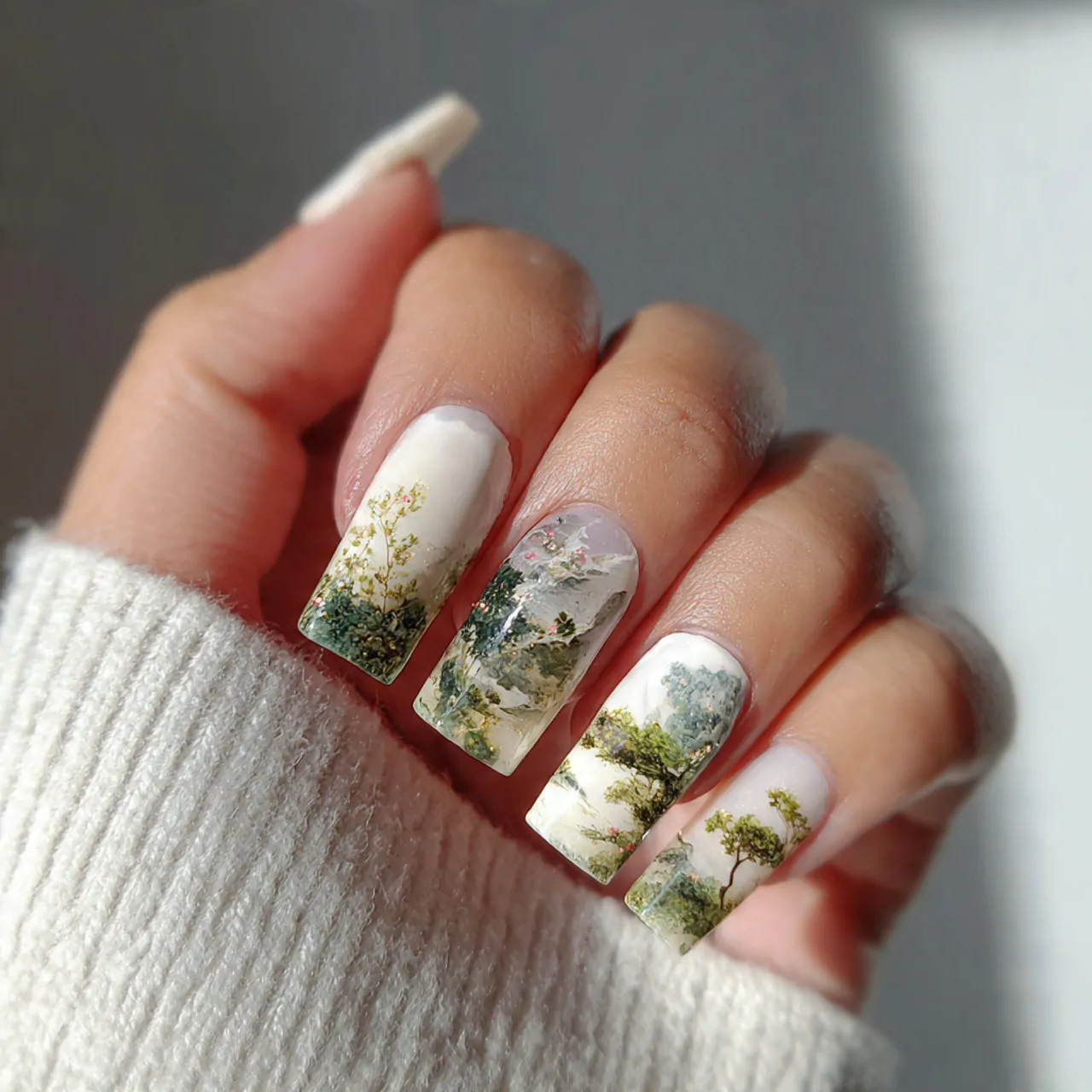 Classy Acrylic Nails: 15 Elegant, Salon-Tested Sets That Look Expensive 7 ivory acrylics soft white that flatters nature loo