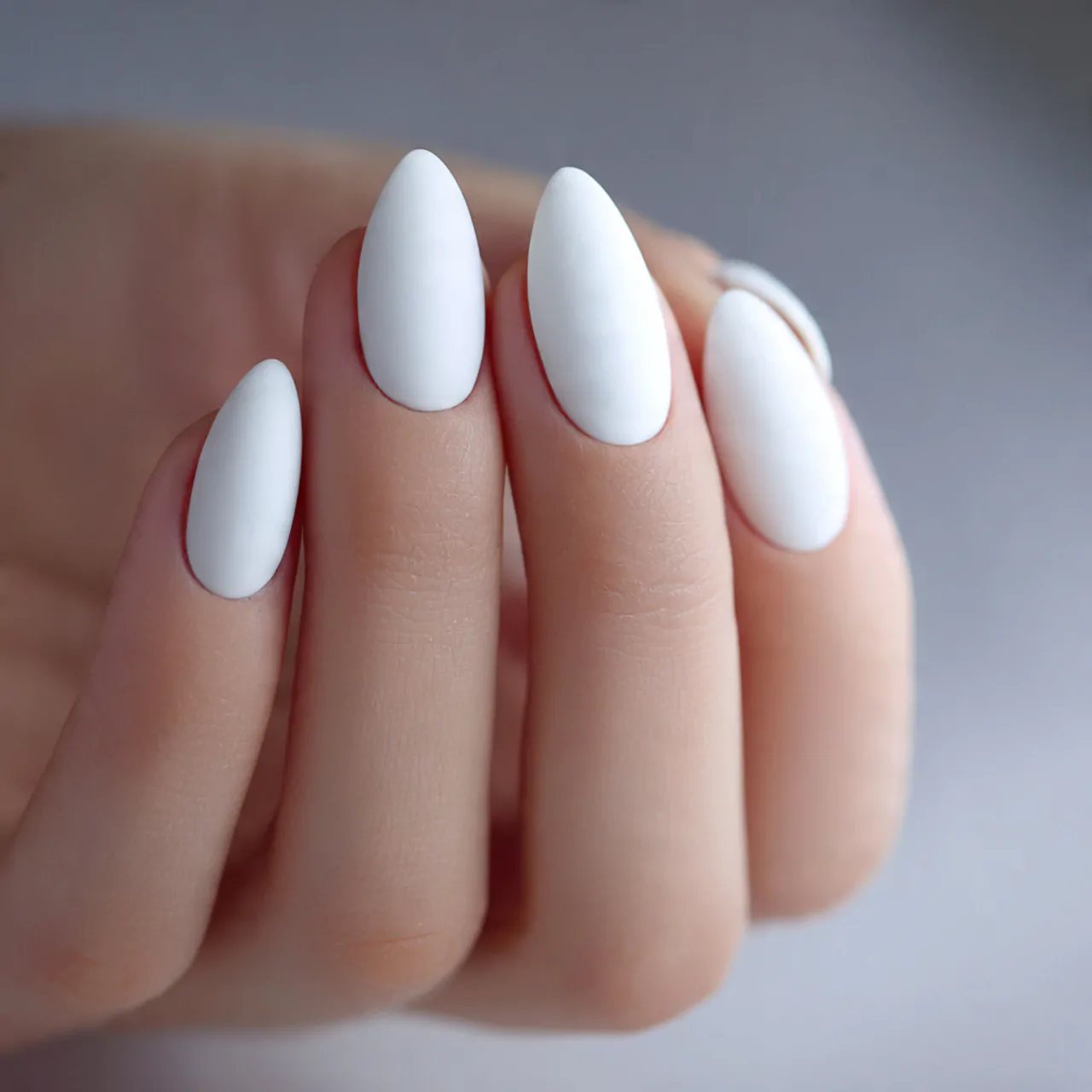 White Nails Ideas: 15 Chic Designs That Always Look Fresh 3 matte white nails stunning nails