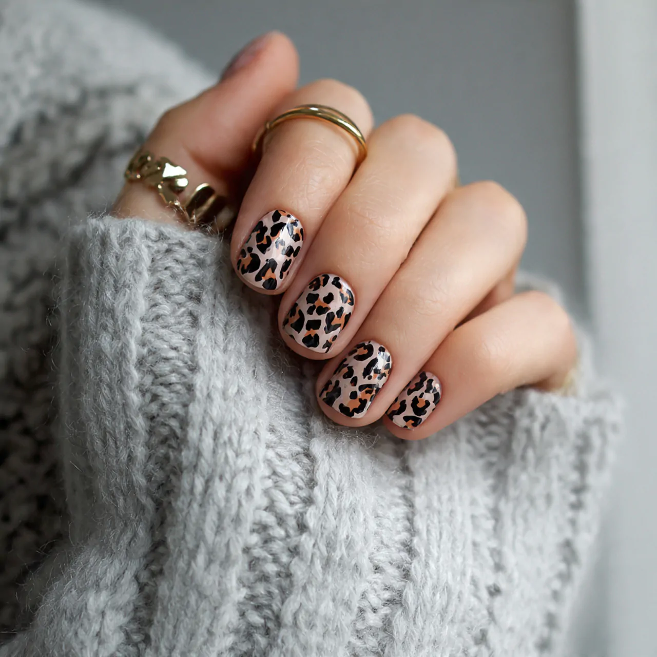 Animal Print Nails: 15 Chic, Wearable, and Statement-Making Designs Worth Saving 14 micro animal print short nails gorgeous nails