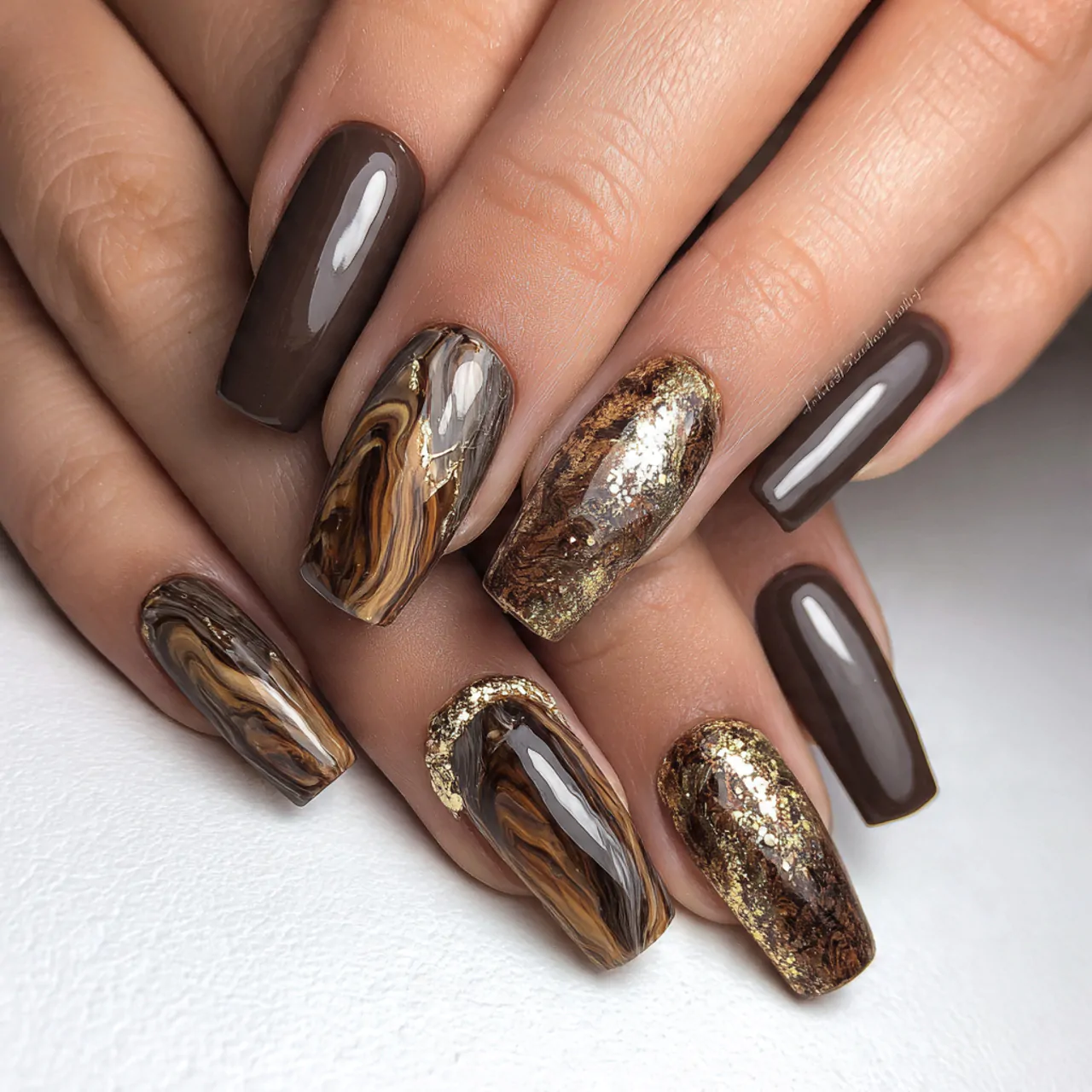 Nail Designs: That Look Stylish, Wearable, and Professionally Done 7 mocha brown nail designs flawless nails