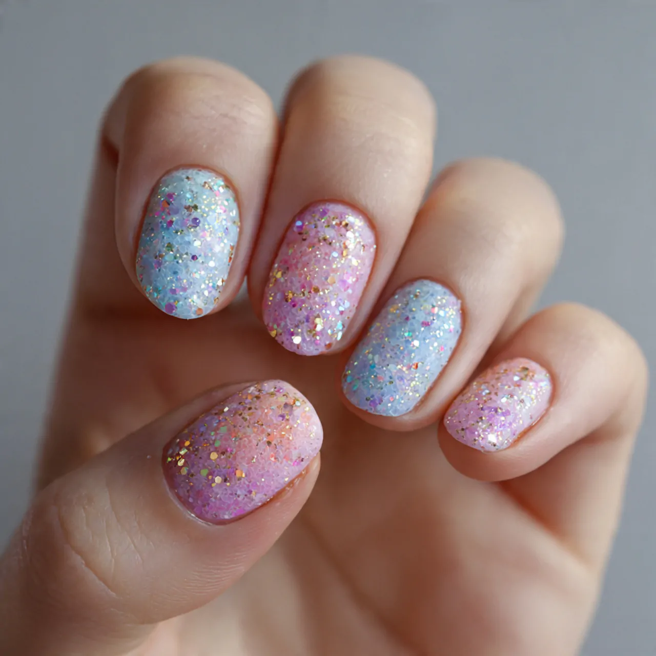 Glitter Nails: 15 Chic, Wearable, and Statement-Making Ideas That Actually Look Polished 12 pastel glitter nails cute nails