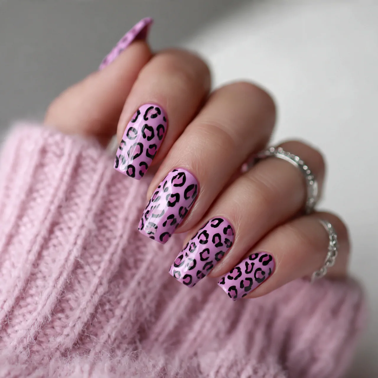 Animal Print Nails: 15 Chic, Wearable, and Statement-Making Designs Worth Saving 8 pink leopard nails creative nails