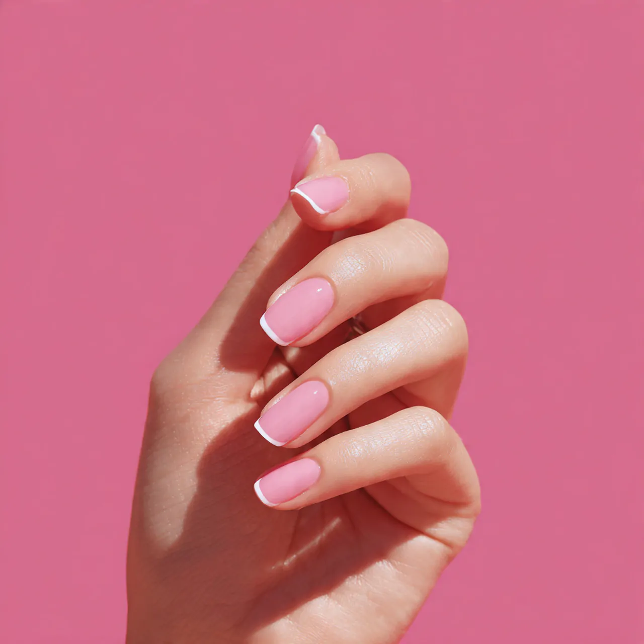 pink outline french