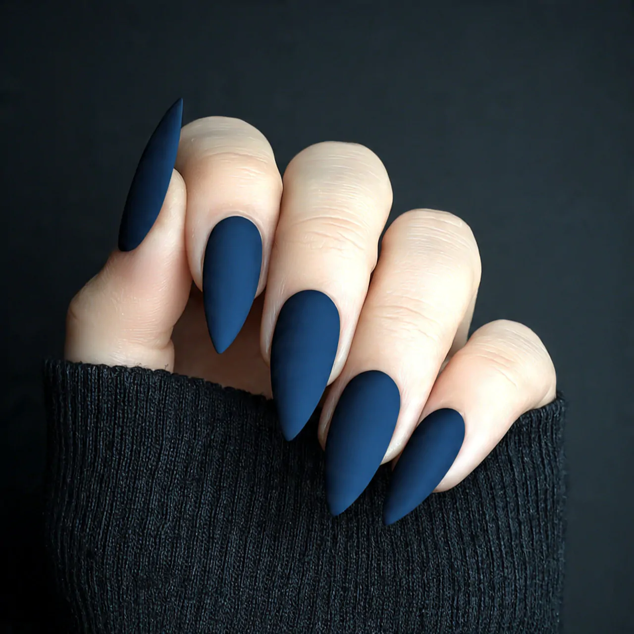 Classy Acrylic Nails: 15 Elegant, Salon-Tested Sets That Look Expensive 12 satin matte acrylics soft focus finish attractive