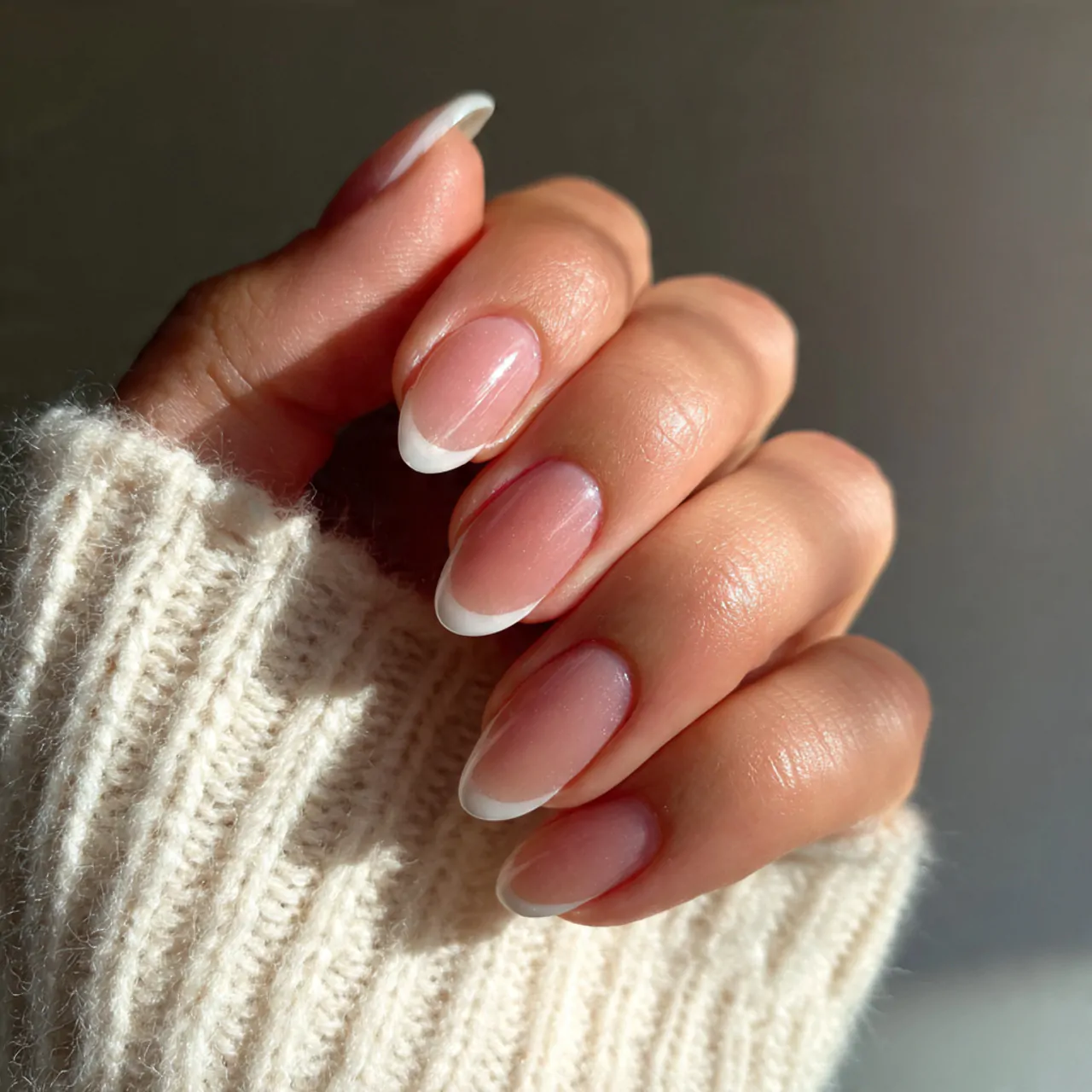 side french almond minimal side sweep attractive n