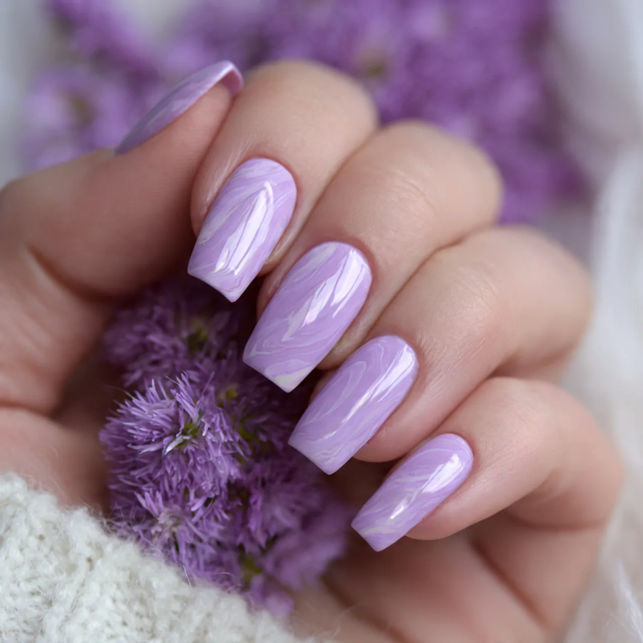 Nail Art Aesthetic: 15 Stylish Designs That Look Beautiful and Wear Well 7 lavender milk nails