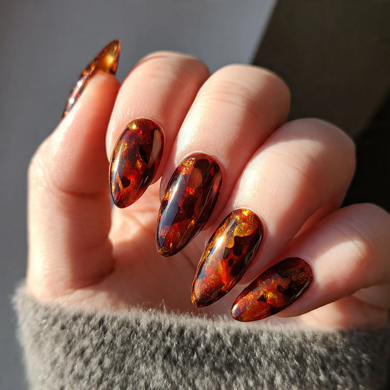 Idee Unghie Gel Semplici: 15 manicure eleganti, facili da portare e sempre curate 7 tortora lucido nails